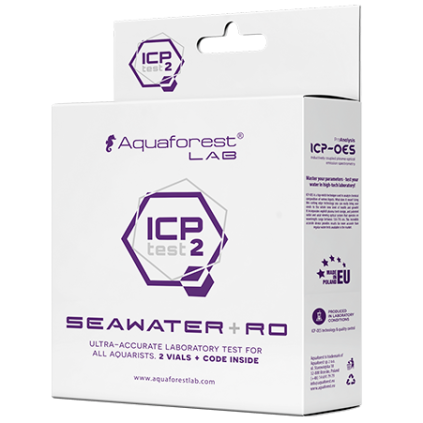Aquaforest Lab ICP Test 2 Seawater + RO 2 vials