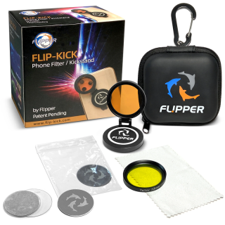 Flipper Flip-Kick Phone Filter Lens