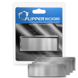 Flipper Edge Standard Stainless Steel Blades - 4pk