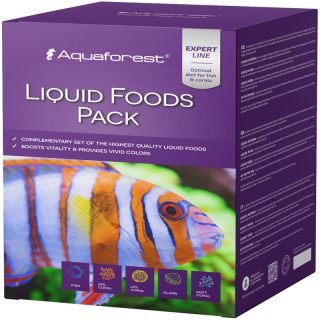 Aquaforest Liquid Foods Pack 4x250 ml