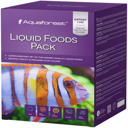 Aquaforest Liquid Foods Pack 4x250 ml