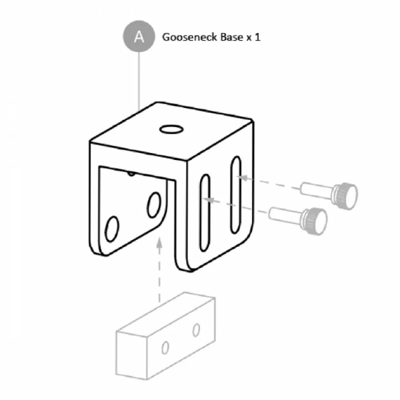 Kessil Gooseneck Base