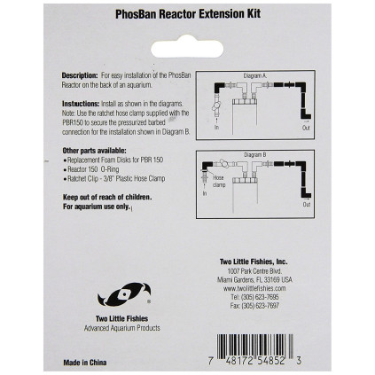 Two Little Fishies PhosBan Reactor Extension Kit