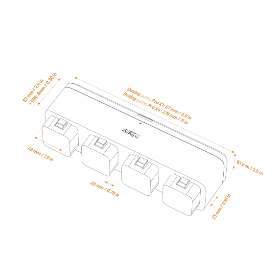 Reef Factory Dosing pump Pro X4