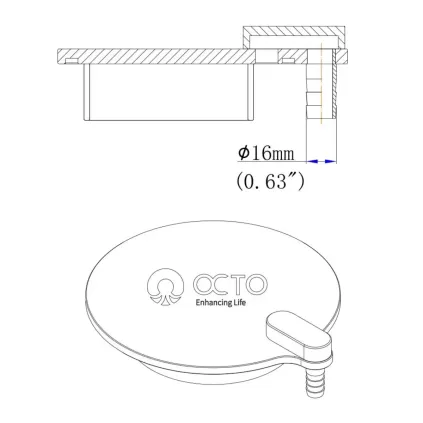 Reef Octopus Top Cover For Co2 Scrubber